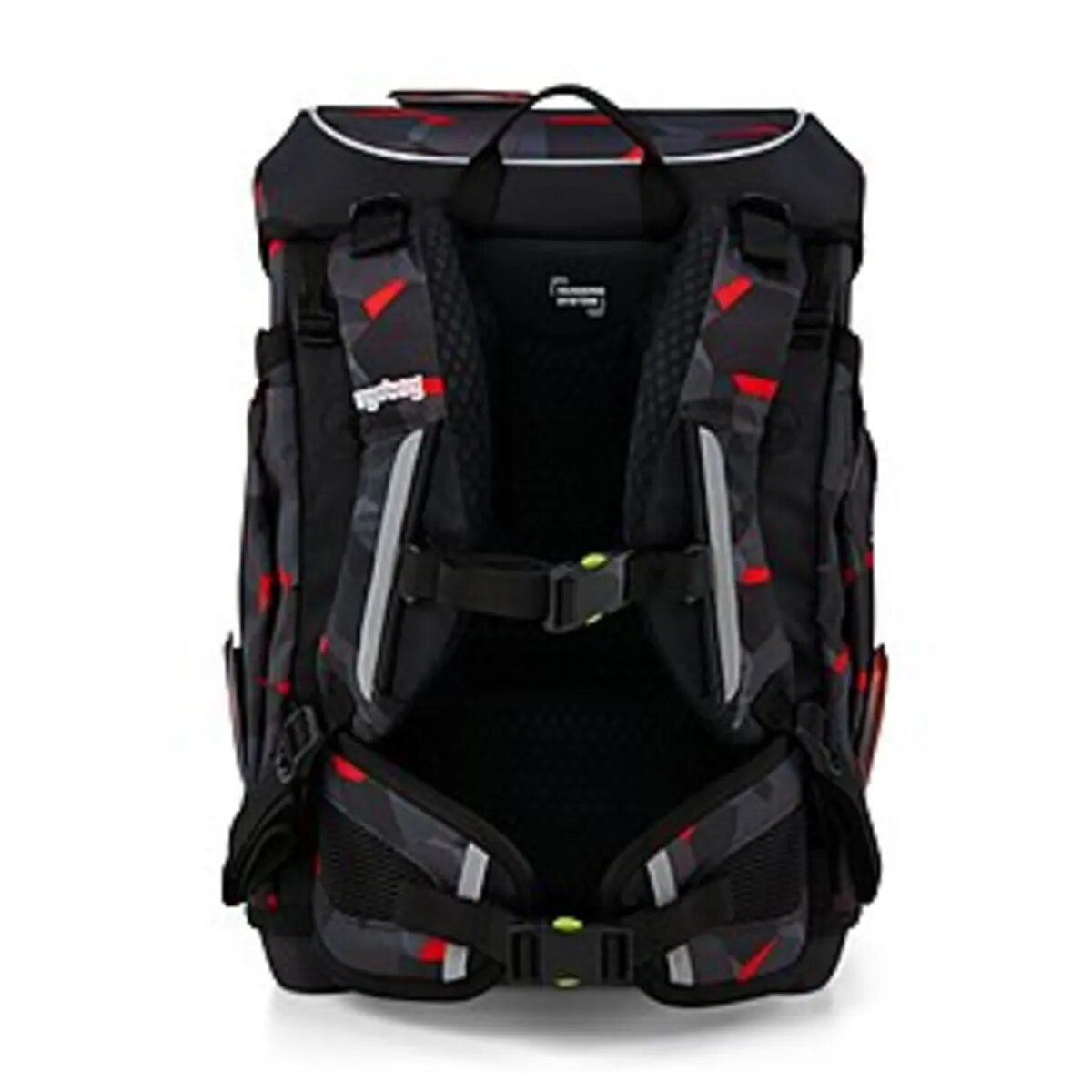 ergobag Cubo Light Schulranzen-Set TaekBärdo, 5 teilig grau rot 19 Liter 2025