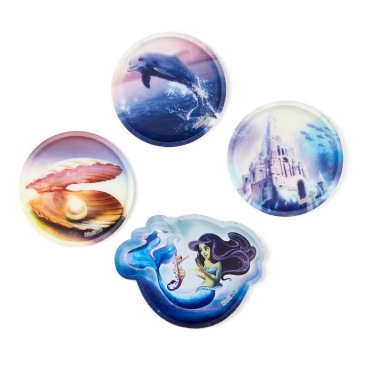 ergobag Cubo Light Schulranzen-Set PerlentauchBär, 5-teilig rosa lila 19 Liter 2025