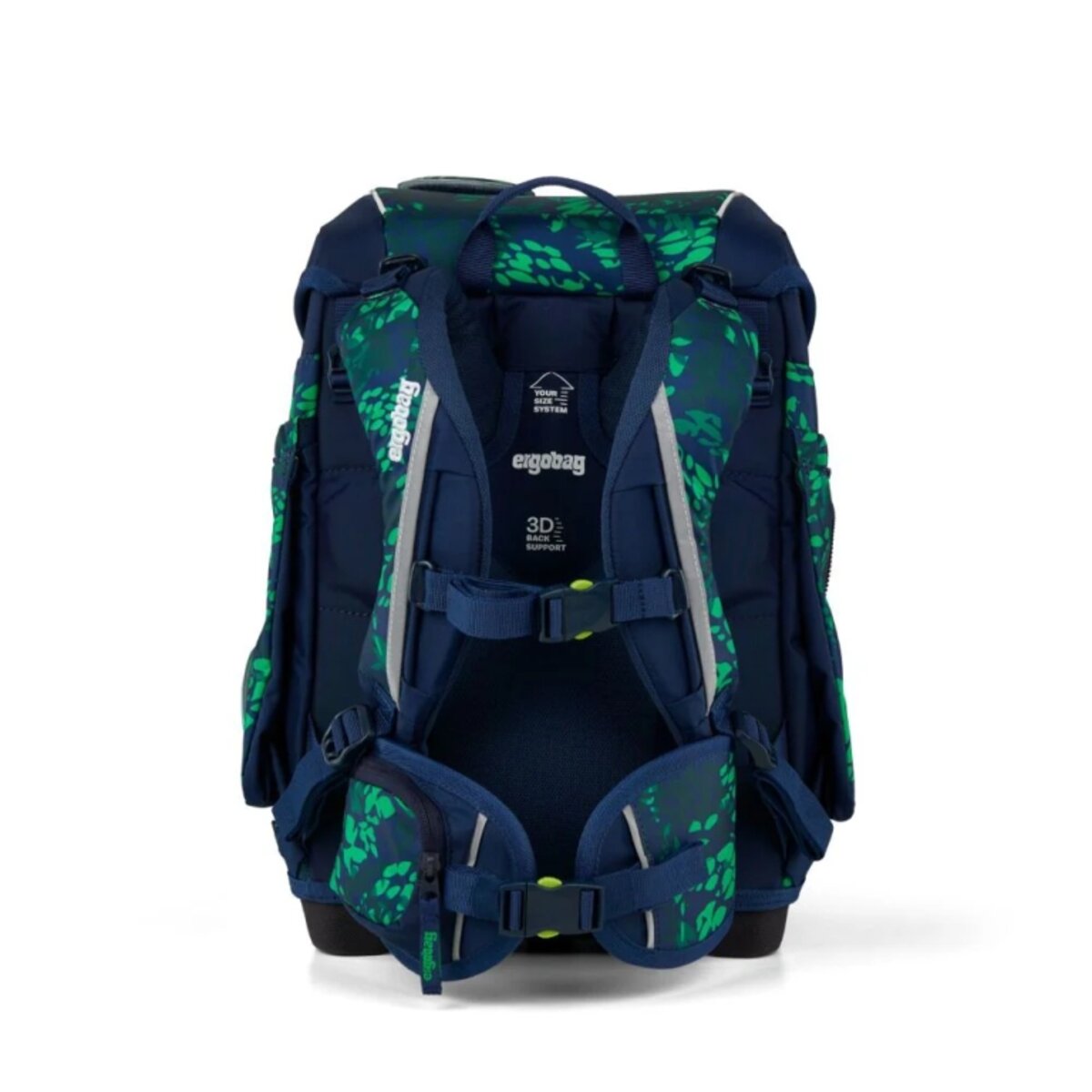 ergobag Cubo Set Schulranzen-Set DrachenbezwingBär, 5-teilig Blau Grün 19 Liter 2025