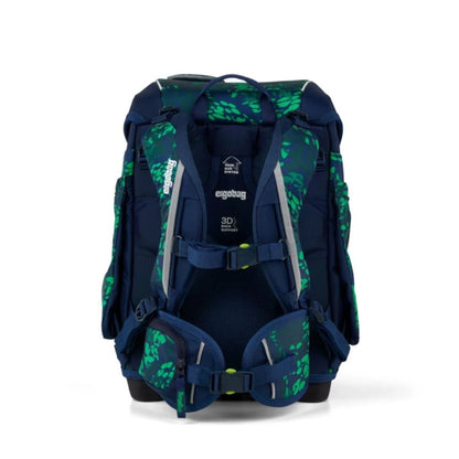 ergobag Cubo Set Schulranzen-Set DrachenbezwingBär, 5-teilig Blau Grün 19 Liter 2025