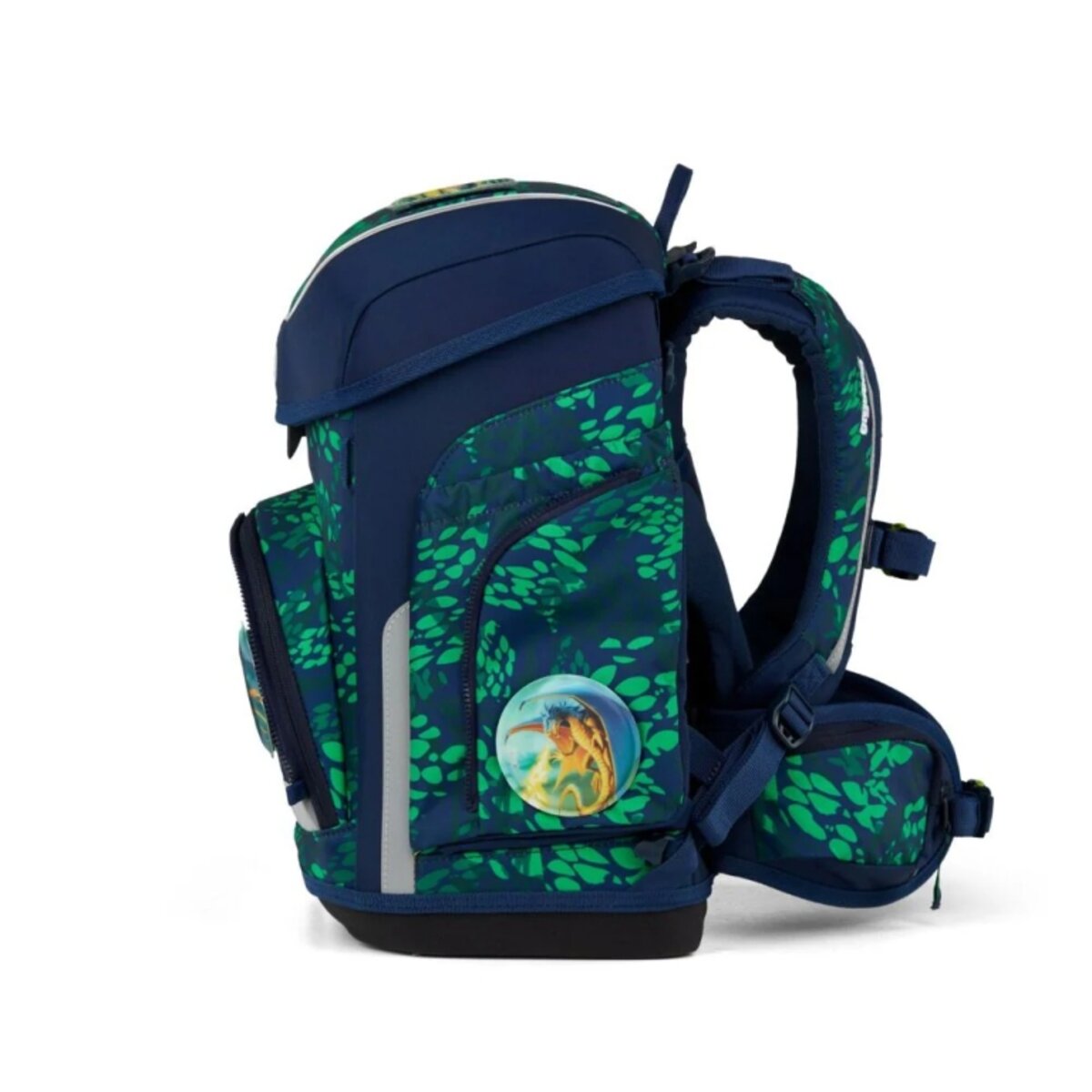 ergobag Cubo Set Schulranzen-Set DrachenbezwingBär, 5-teilig Blau Grün 19 Liter 2025