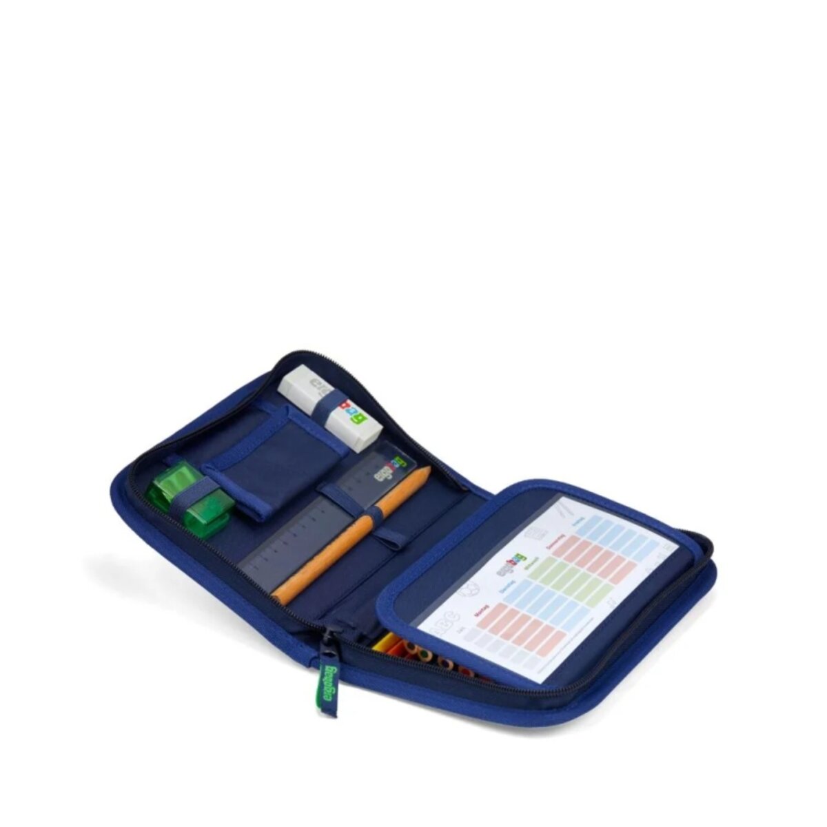 ergobag Cubo Set Schulranzen-Set DrachenbezwingBär, 5-teilig Blau Grün 19 Liter 2025