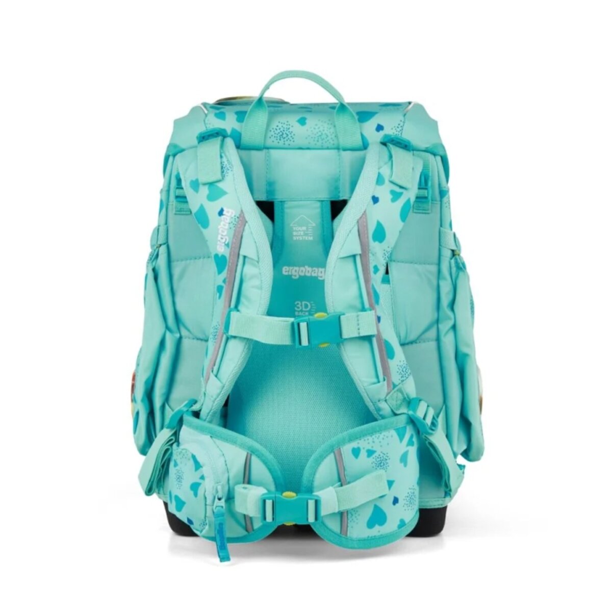 ergobag Cubo Set Schulranzen-Set ReitBärtraum, 5-teilig Blau Türkis 19 Liter 2025