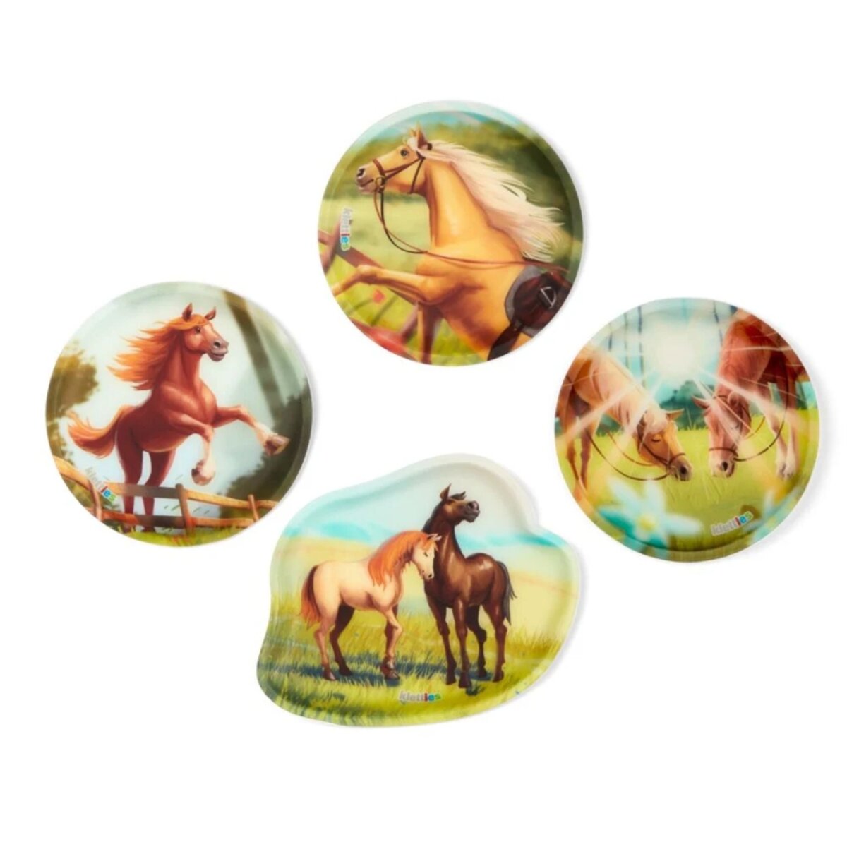 ergobag Cubo Set Schulranzen-Set ReitBärtraum, 5-teilig Blau Türkis 19 Liter 2025