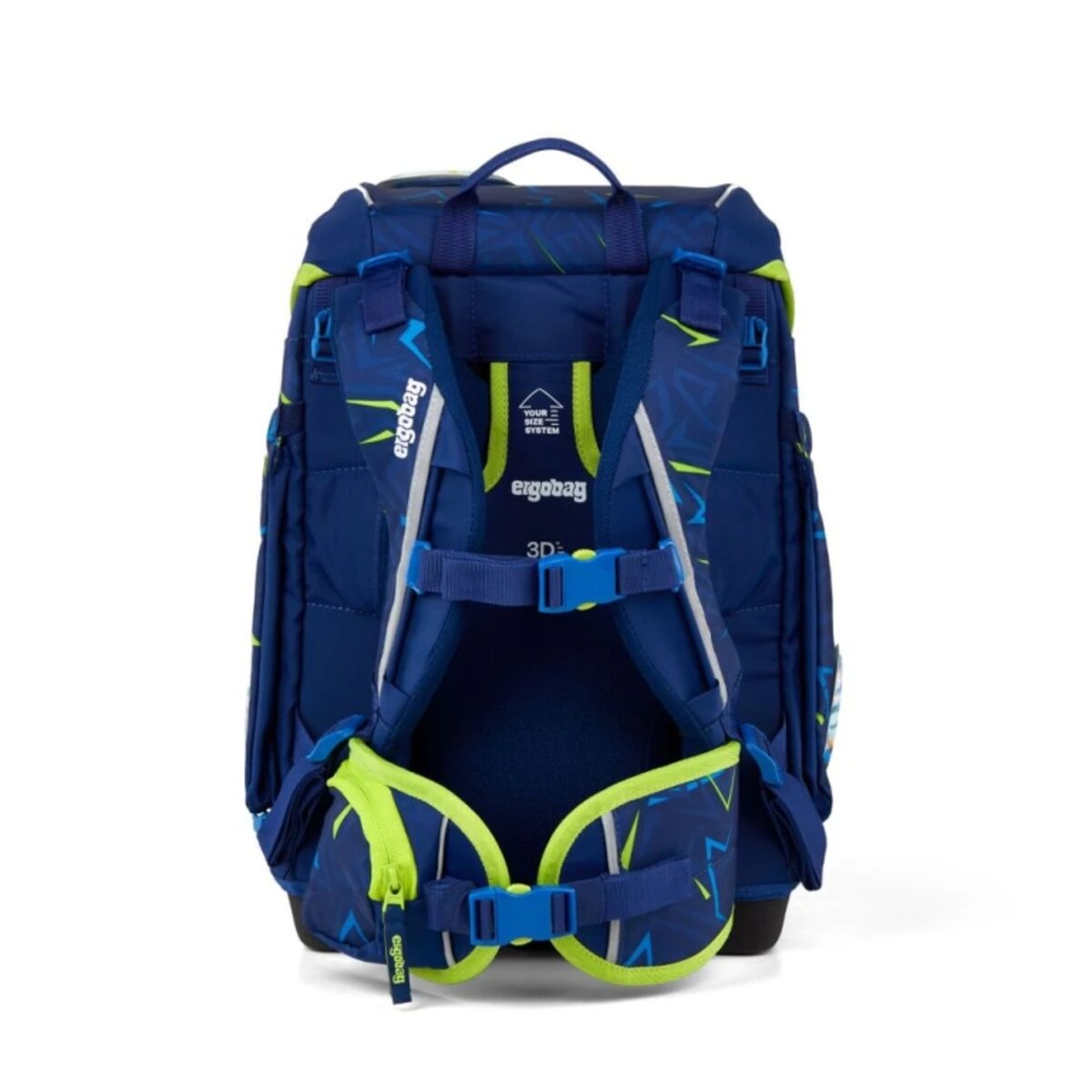 ergobag Cubo Set Schulranzen-Set SpitzenreitBär 5-teilig Blau 19 Liter 2025