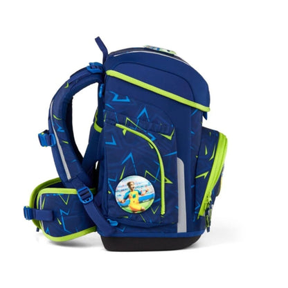 ergobag Cubo Set Schulranzen-Set SpitzenreitBär 5-teilig Blau 19 Liter 2025