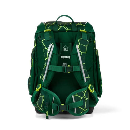 ergobag Cubo Set Schulranzen-Set BärRex, 5-teilig Grün 19 Liter 2025