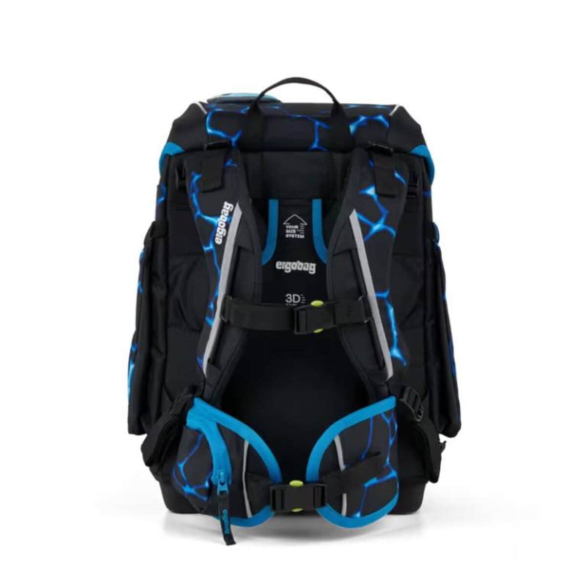 ergobag Cubo Set Schulranzen-Set 5-teilig Bärassic Garden Blau 19 Liter 2025