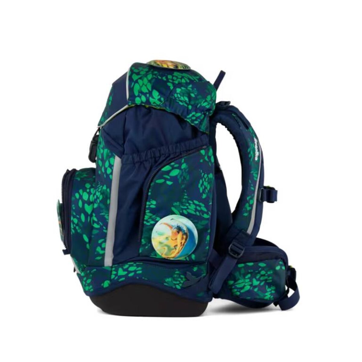 ergobag Pack Set Schulranzen-Set DrachenbezwingBär, 6-teilig Blau Grün 20 Liter 2025