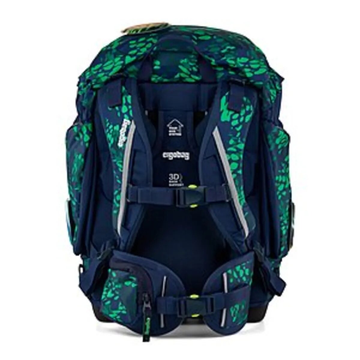 ergobag Pack Set Schulranzen-Set DrachenbezwingBär, 6-teilig Blau Grün 20 Liter 2025