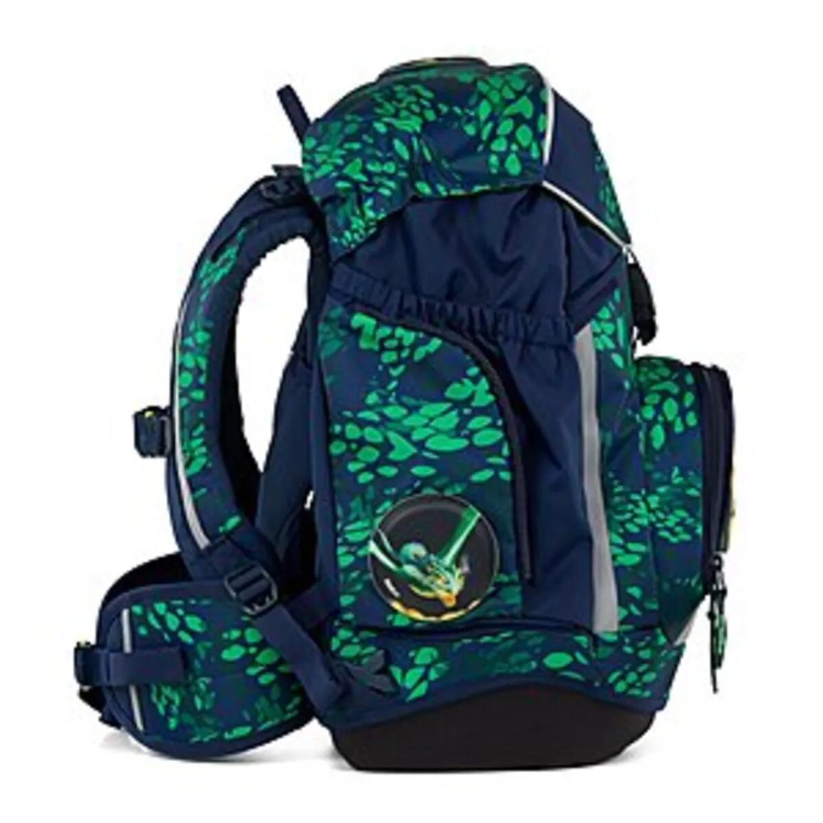 ergobag Pack Set Schulranzen-Set DrachenbezwingBär, 6-teilig Blau Grün 20 Liter 2025