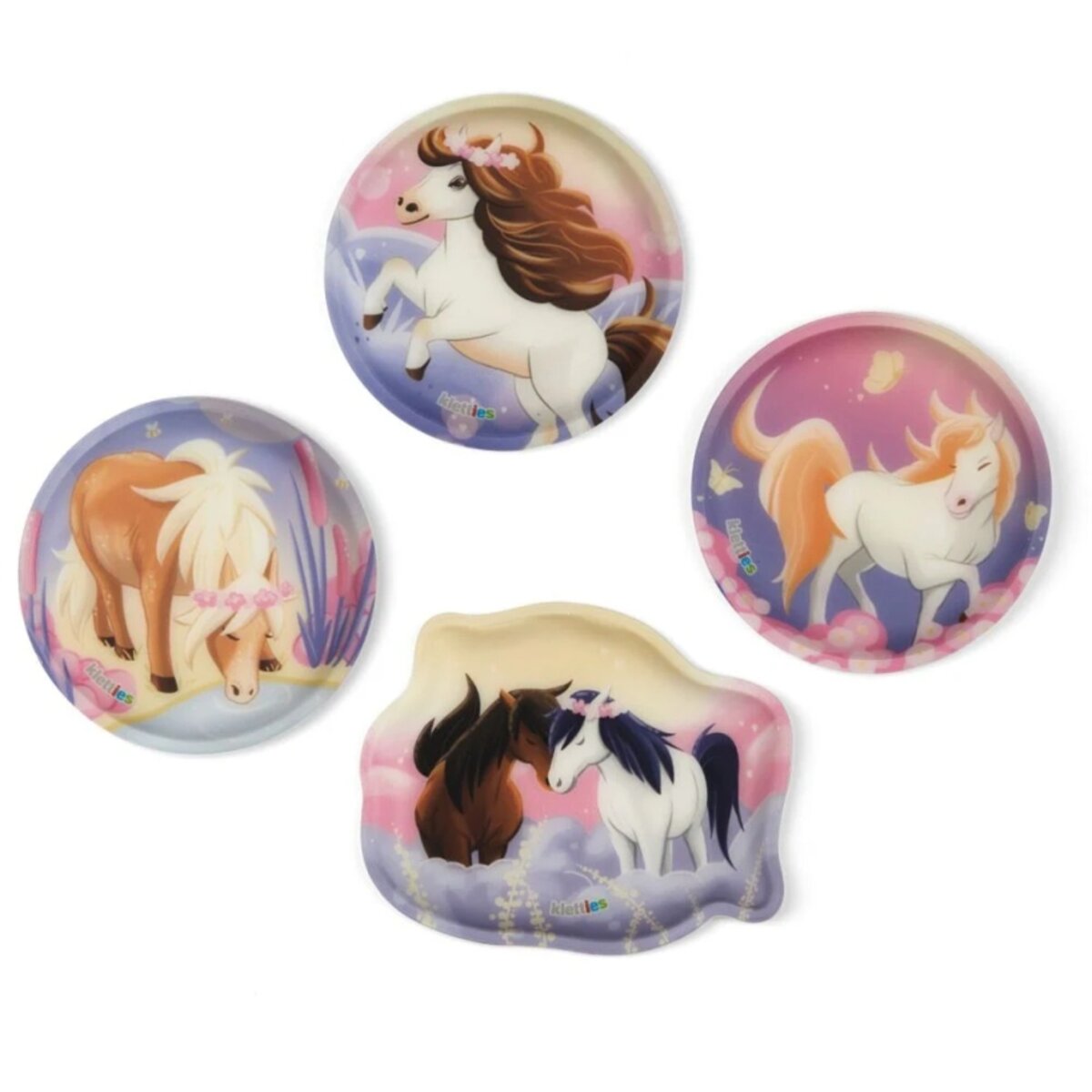 ergobag Pack Set Schulranzen-Set PonyBärparadies, 6-teilig Lila 20 Liter 2025