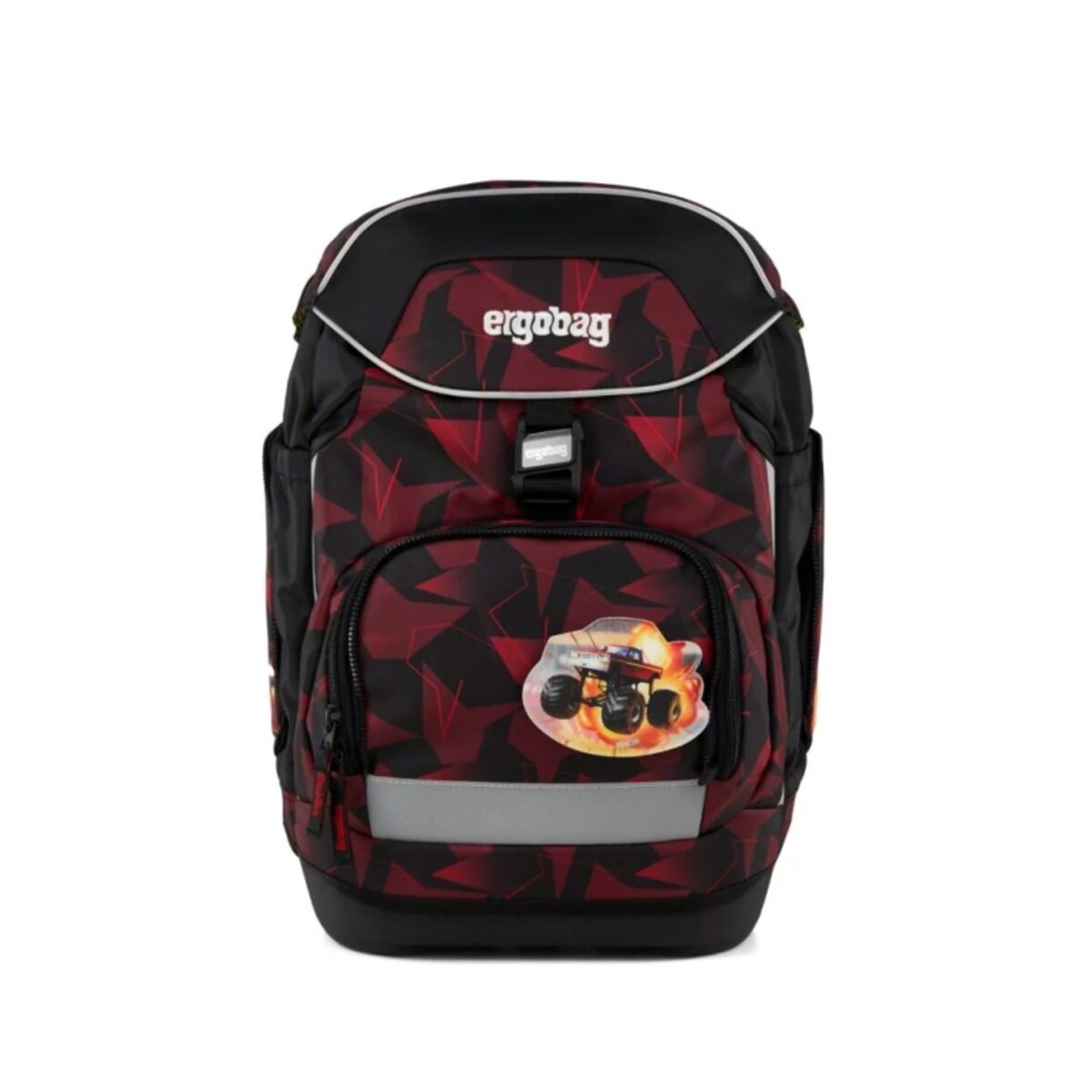 ergobag Pack Set Schulranzen-Set UnaufhaltBär, 6 teilig Schwarz Rot 20 Liter 2025