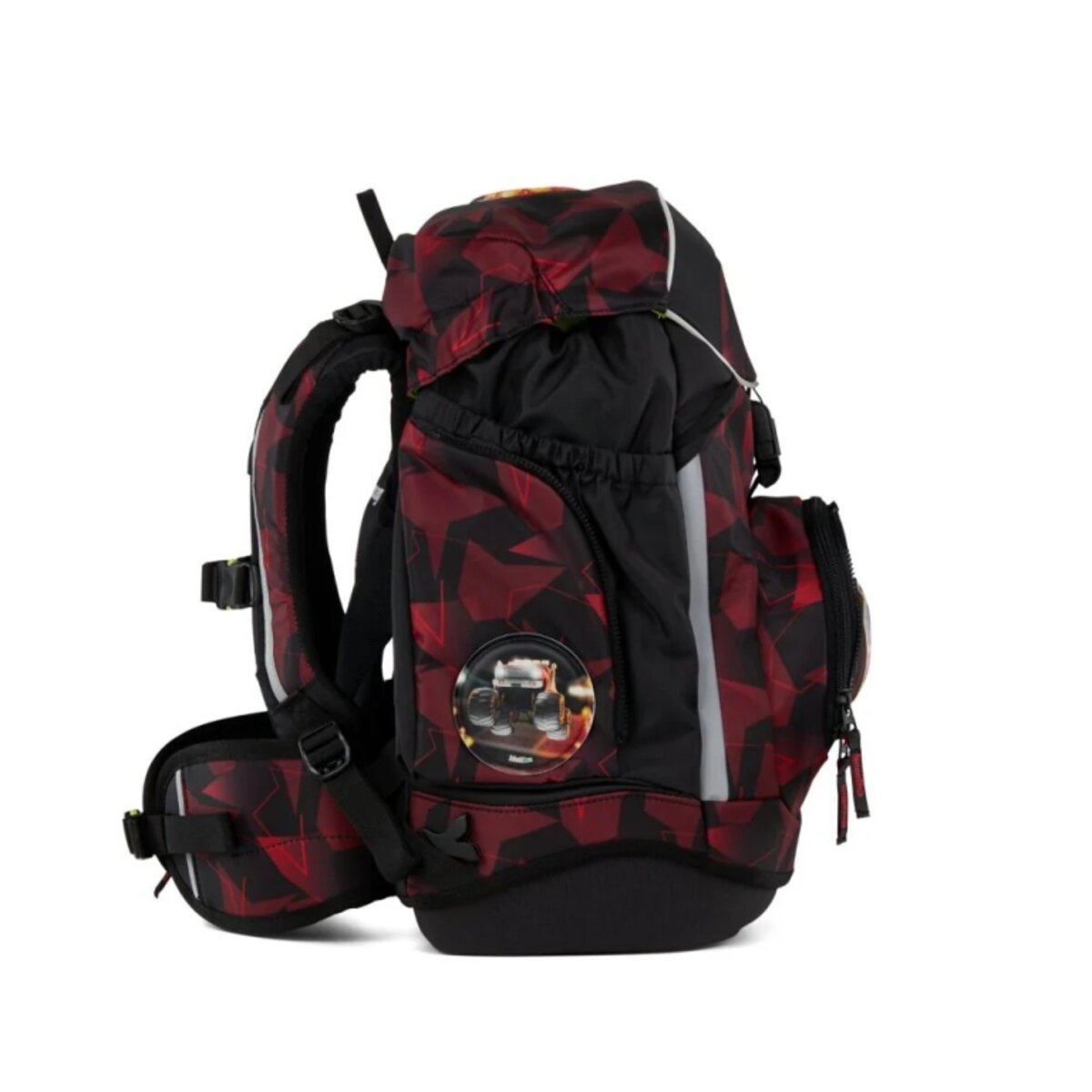 ergobag Pack Set Schulranzen-Set UnaufhaltBär, 6 teilig Schwarz Rot 20 Liter 2025