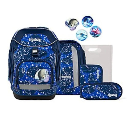 ergobag Pack Set Schulranzen-Set OzeanBärwohner, 6-teilig Blau 20 Liter 2025