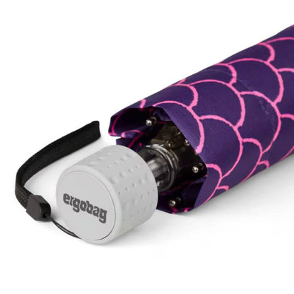 ergobag Regenschirm PerlentauchBär Rosa, Lila 4 x 23 x 4 cm