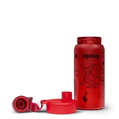 ergobag Trinkflasche Drache rot 0,55 Liter Kunststoff 7.2 x 20.5 x 7.2 cm