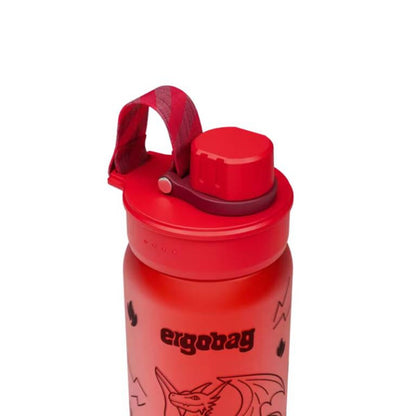 ergobag Trinkflasche Drache rot 0,55 Liter Kunststoff 7.2 x 20.5 x 7.2 cm