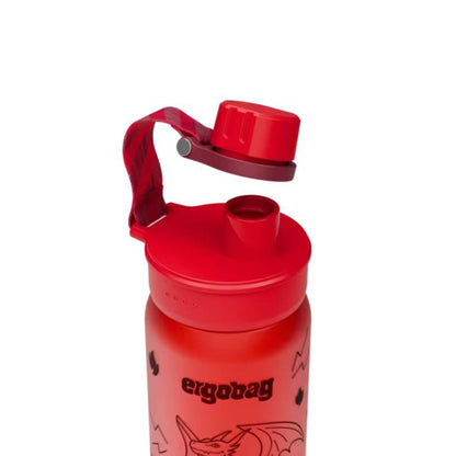 ergobag Trinkflasche Drache rot 0,55 Liter Kunststoff 7.2 x 20.5 x 7.2 cm