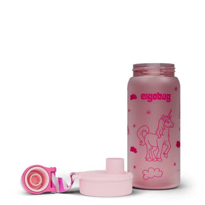 ergobag Trinkflasche Einhorn rosa 0,55 Liter Kunststoff 7.2 x 20.5 x 7.2 cm