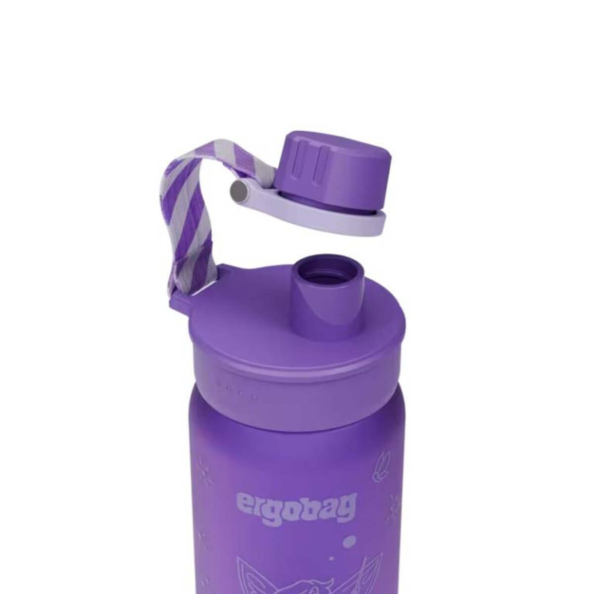 ergobag Trinkflasche Fee lila 0,55 Liter Kunststoff 7.2 x 20.5 x 7.2 cm