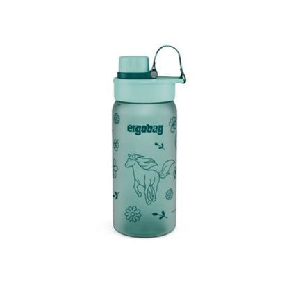 ergobag Trinkflasche Pferde türkis 0,55 Liter Kunststoff 7.2 x 20.5 x 7.2 cm