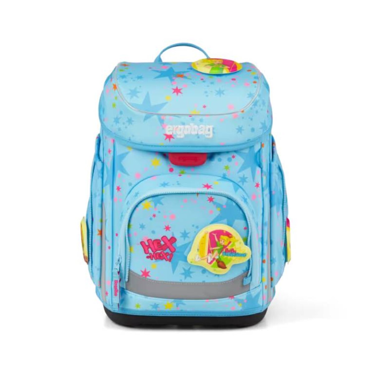 ergobag Cubo Set Schulranzen-Set Bärhext special edition 5-teilig Blau 19 Liter 2025