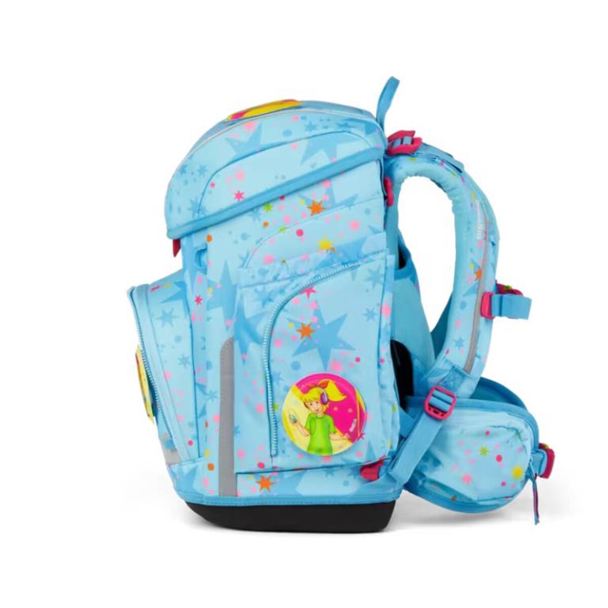 ergobag Cubo Set Schulranzen-Set Bärhext special edition 5-teilig Blau 19 Liter 2025