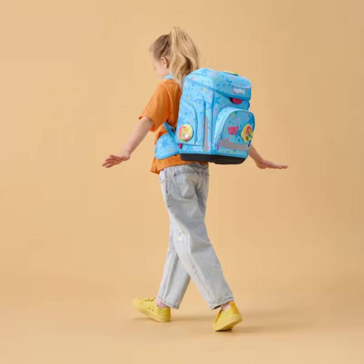 ergobag Cubo Set Schulranzen-Set Bärhext special edition 5-teilig Blau 19 Liter 2025