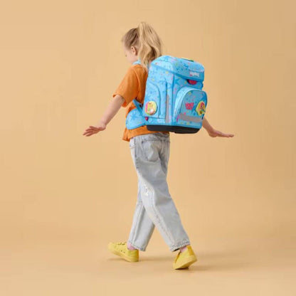 ergobag Cubo Set Schulranzen-Set Bärhext special edition 5-teilig Blau 19 Liter 2025