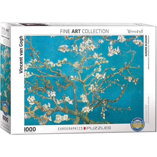 Eurographics Blühende Mandelbaumzweige von Vincent van Gogh, 1000 Teile