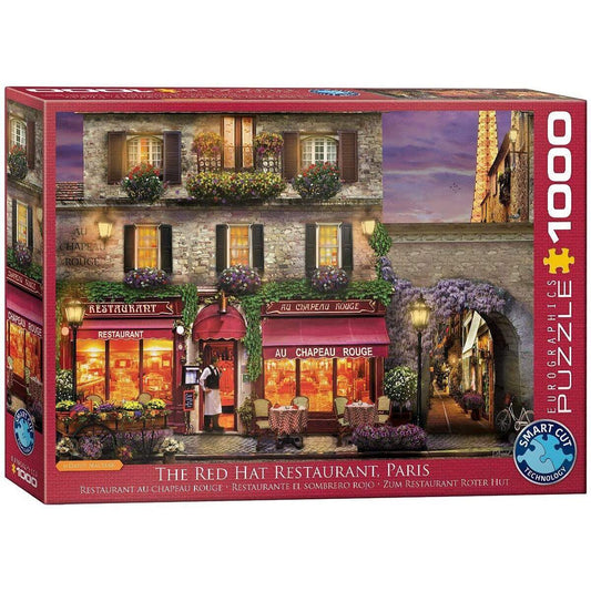 Eurographics Zum Chapeau Rouge Restaurant in Paris, 1000 Teile