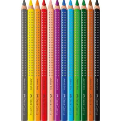 Faber-Castell Buntstift Jumbo Grip, 12 Stück