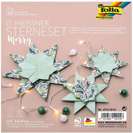 Folia D. Meissner Sterne Set Merry