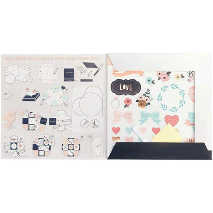 Folia Explosionsbox Bastelset Romance