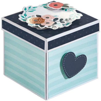 Folia Explosionsbox Bastelset Romance