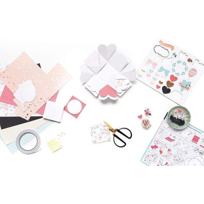 Folia Explosionsbox Bastelset Romance