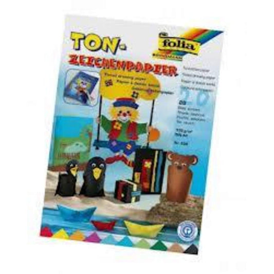 folia Tonzeichenpapier A3/10 Blatt
