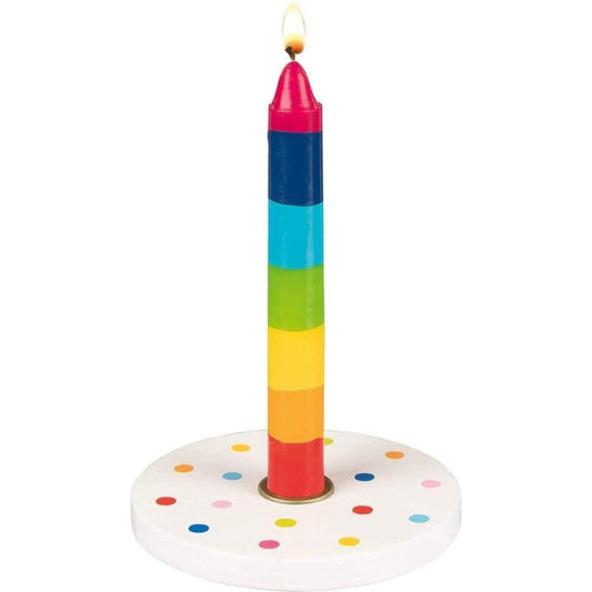 goki Geburtstagskerzenhalter Konfetti, ohne Kerze