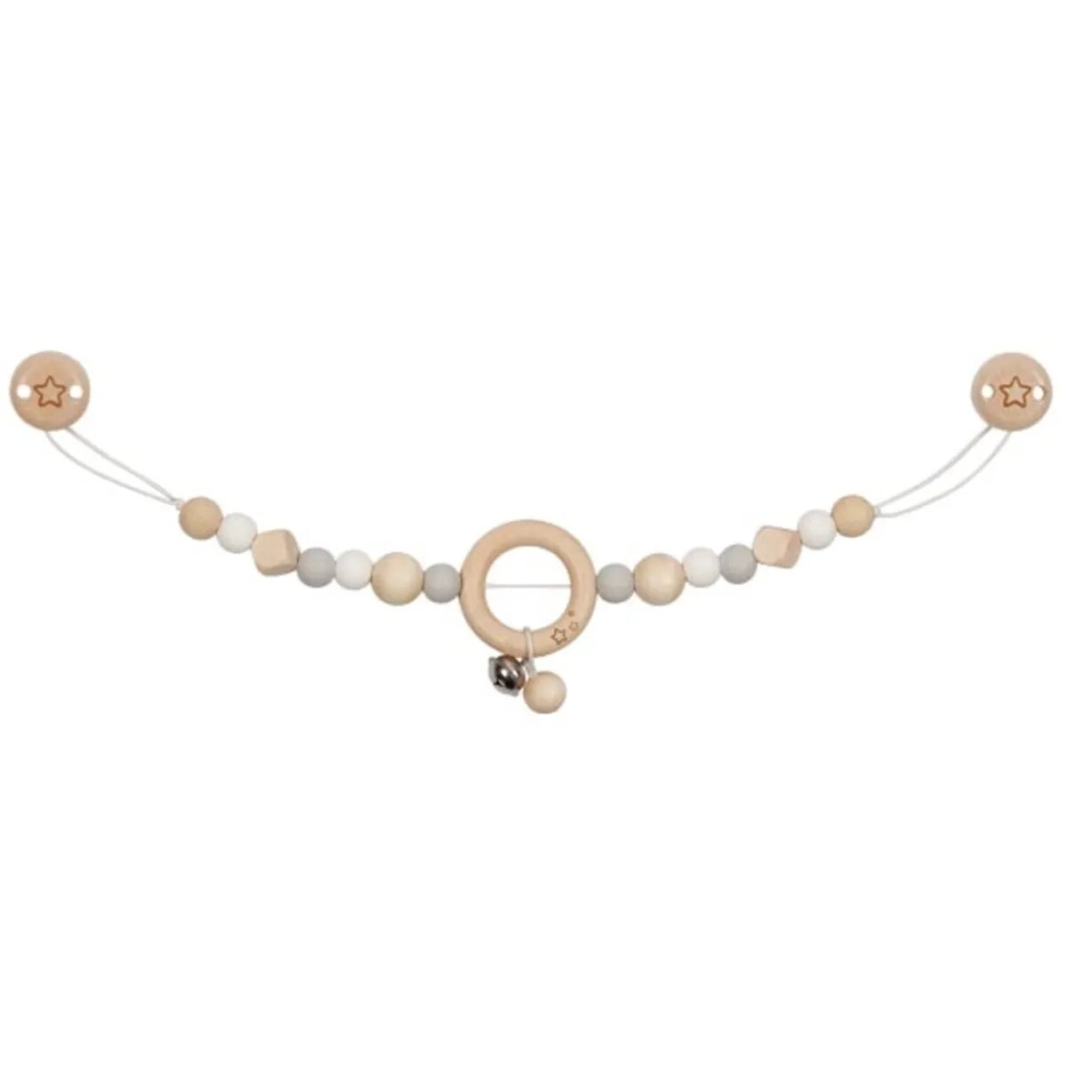 goki Kinderwagenkette Stern grau