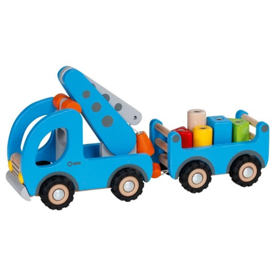 goki Kranwagen mit Anhänger mit Magneten