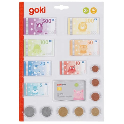 goki Spielgeld Tierische Taler, inkl. Kreditkarte