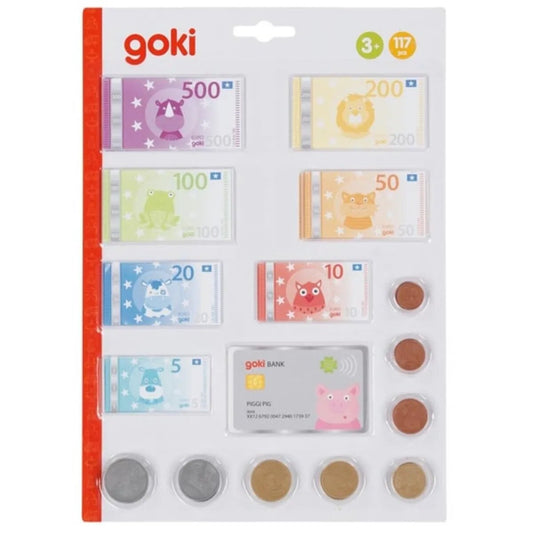 goki Spielgeld Tierische Taler, inkl. Kreditkarte