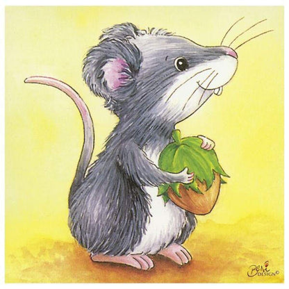 goki Würfelpuzzle Tierkinder, 4 Teile