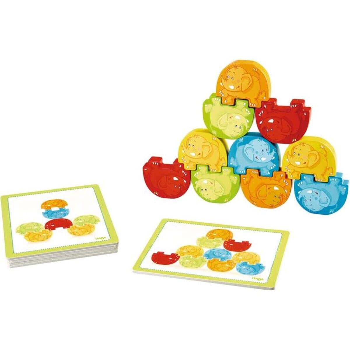 HABA 300145 Stapelspiel Wackelelefanten