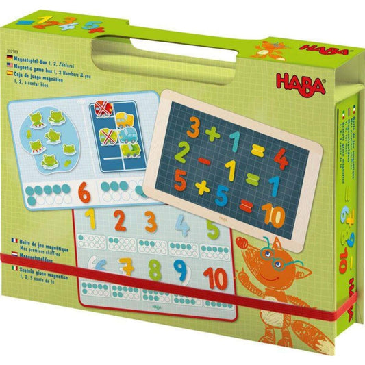 HABA 302589 Magnetspiel-Box 1, 2, Zählerei