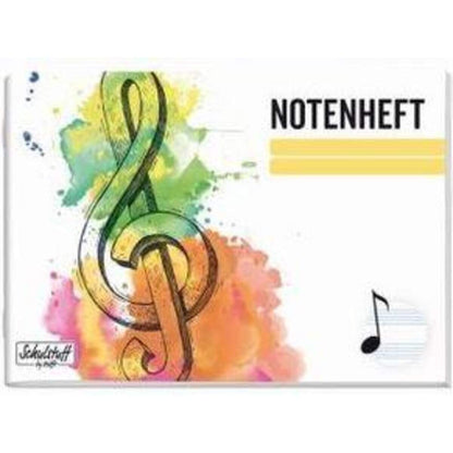 Häfft Schulstuff Notenheft A5, 1 Stück, 4-fach sortiert