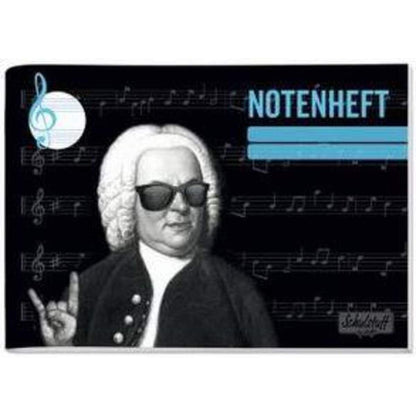 Häfft Schulstuff Notenheft A5, 1 Stück, 4-fach sortiert