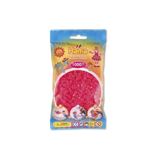 Hama Bügelperlen Midi Fuchsia, 1000 Stück