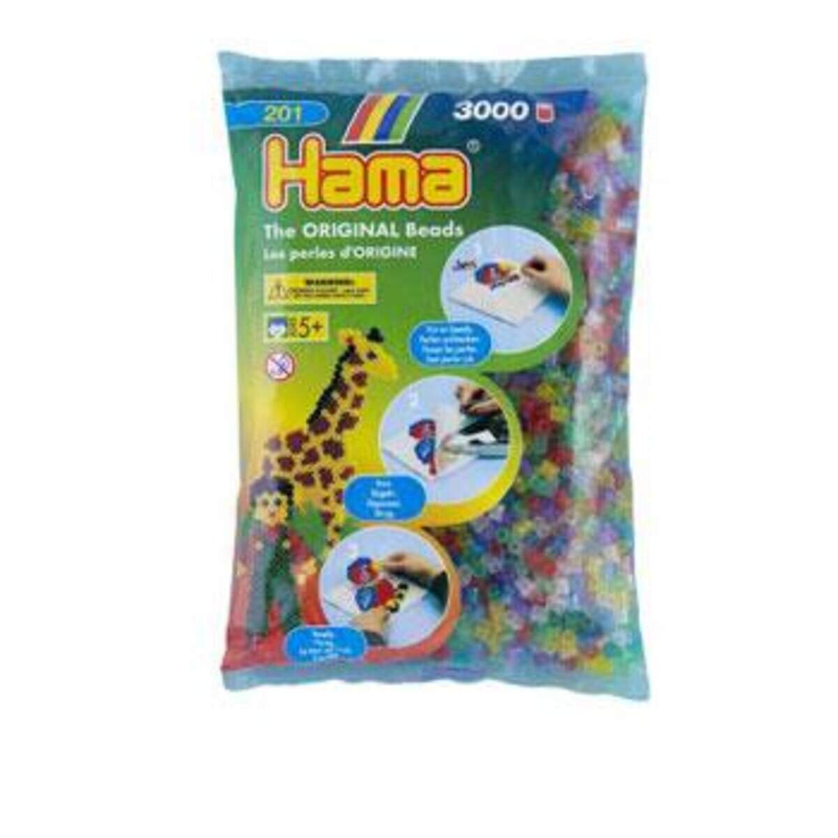 Hama Bügelperlen Midi Glittermix, 3000 Stück